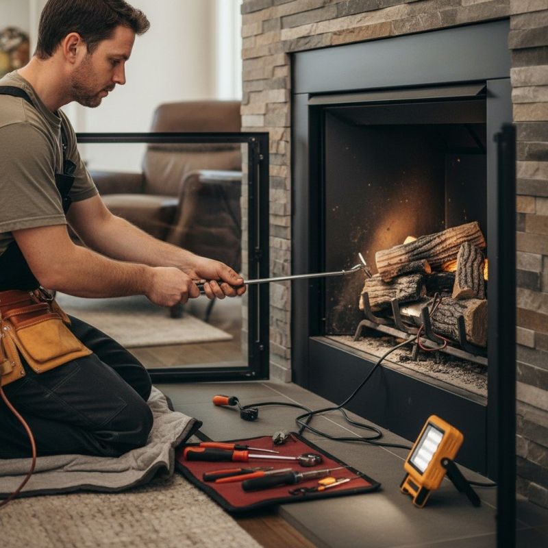 Contact About Gas Fireplace Repair Services
